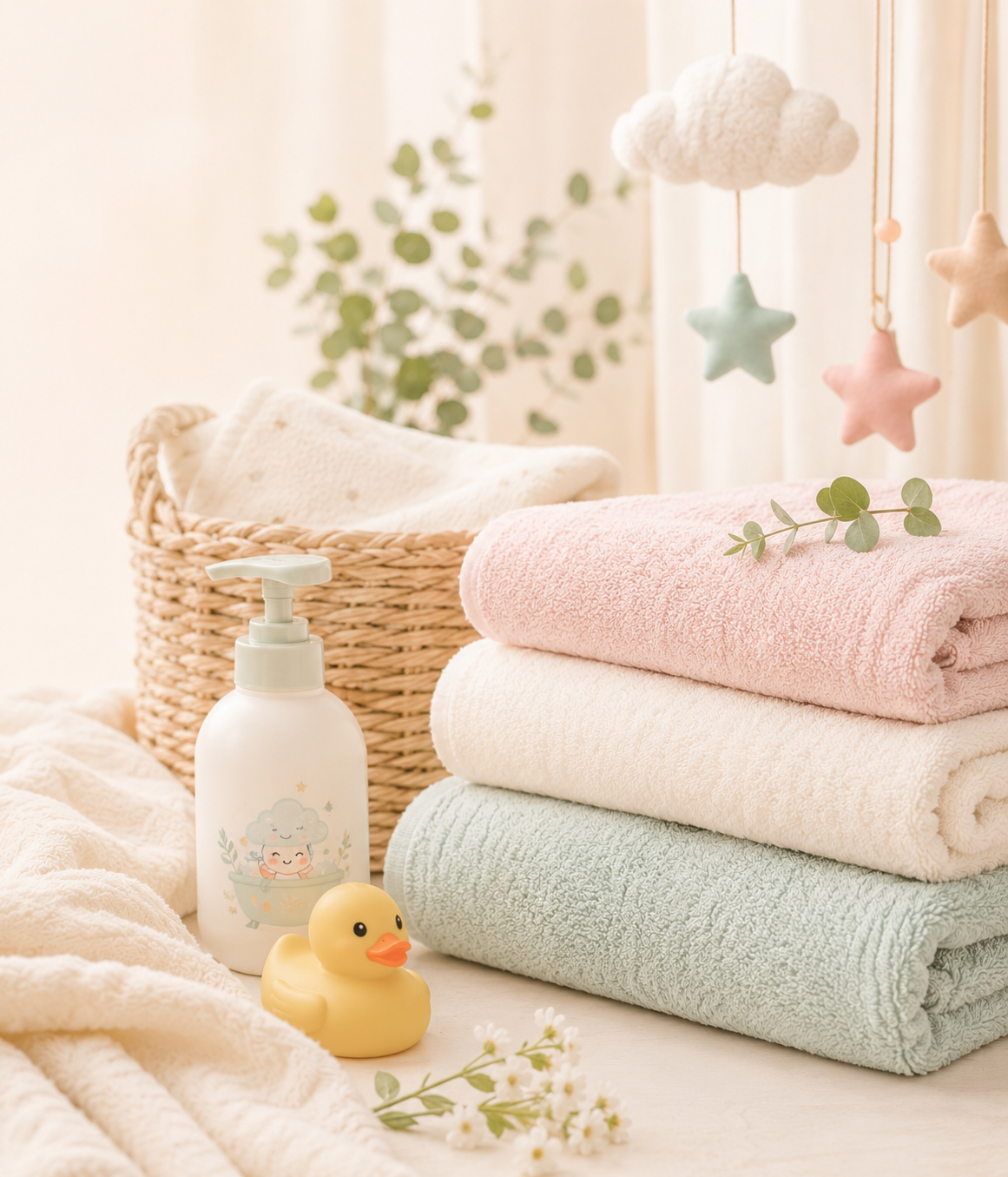 Bath and towels