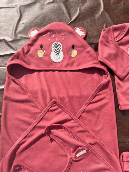 10-Pieces Newborn Baby Starter Set in Cotton | Complete Baby Clothing Set