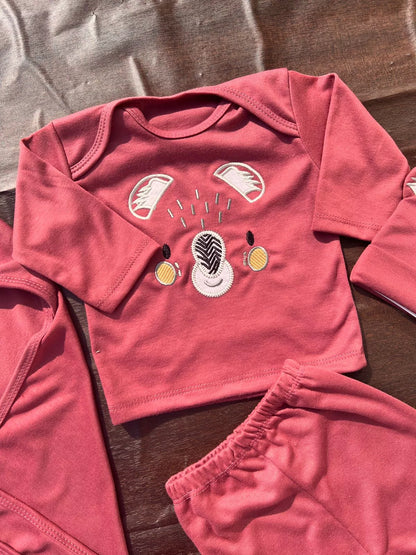 10-Pieces Newborn Baby Starter Set in Cotton | Complete Baby Clothing Set