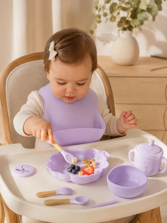 13-Piece Silicone Baby Feeding Set | BPA-Free | Anti-Slip | Pakistan