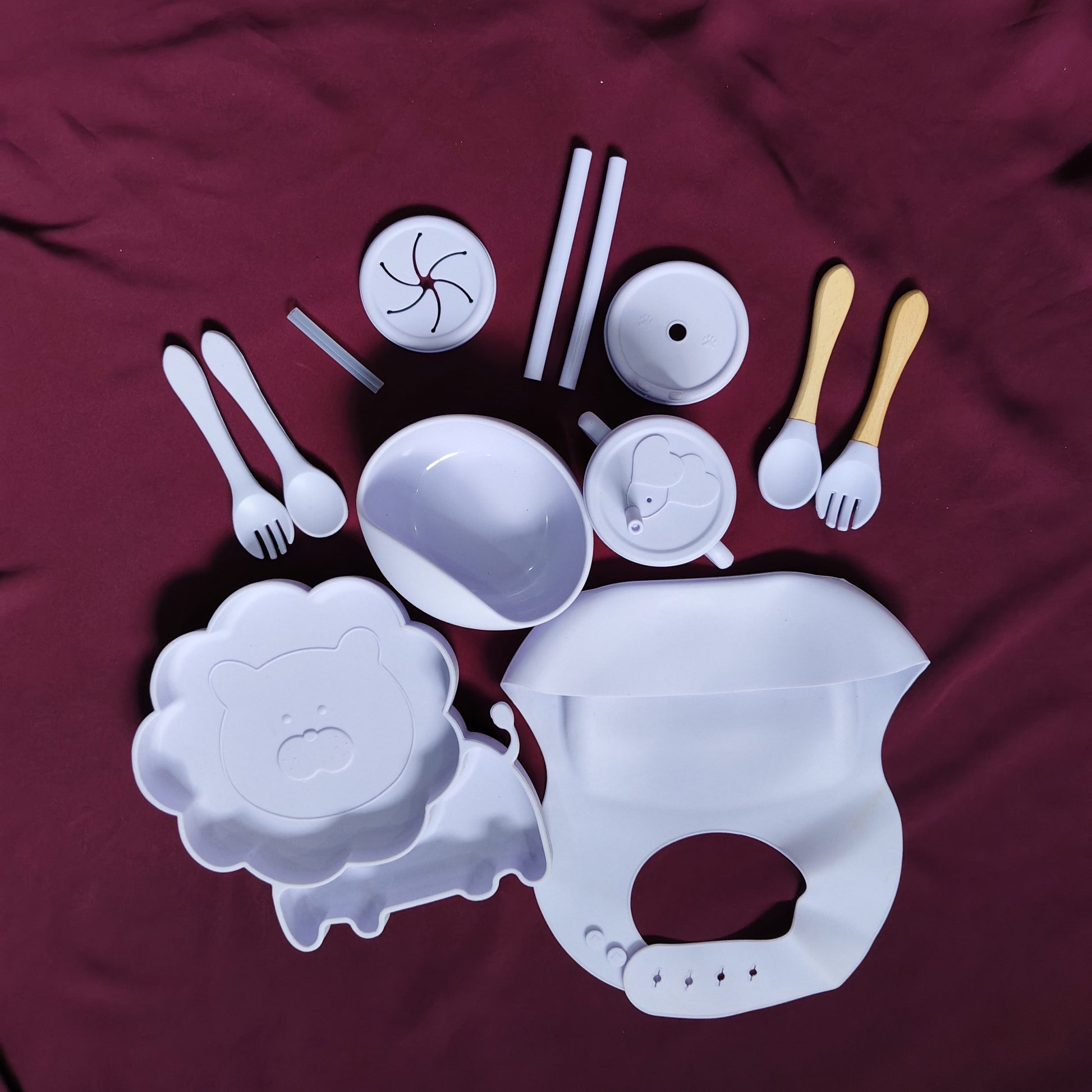 13-pieces Silicon Feeding set