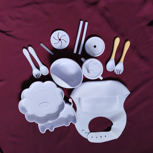 13-pieces Silicon Feeding set