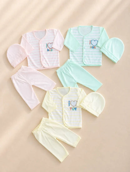 Soft Summer Pack of 3 Dresses for Newborn