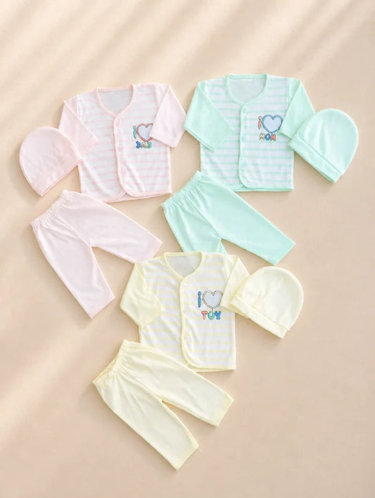 Soft Summer Pack of 3 Dresses for Newborn