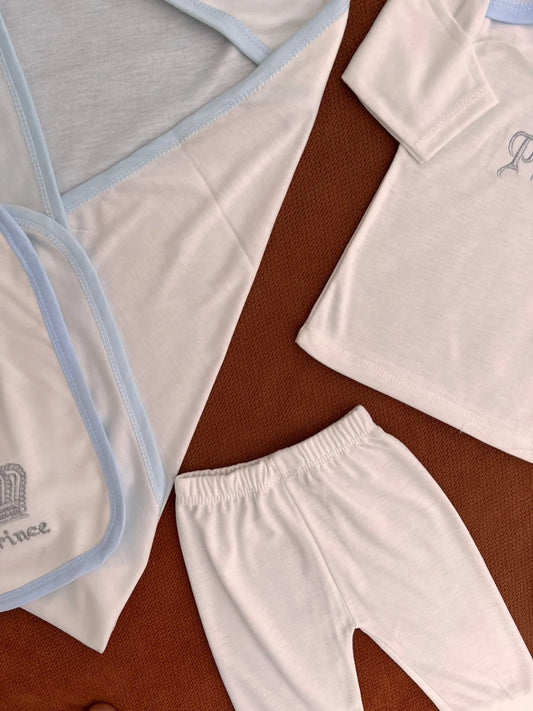 7-Piece Premium Newborn Prince Starter Set