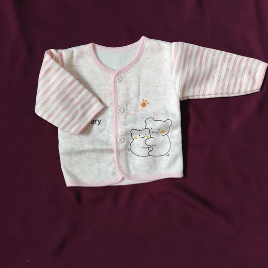 2-Piece Baby Winter Fleece Set – Soft Shirt & Trouser for 0-6 Months