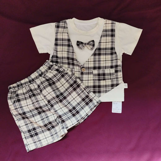2-Piece Formal Set for Boys – Imported Shirt & Waistcoat Combo
