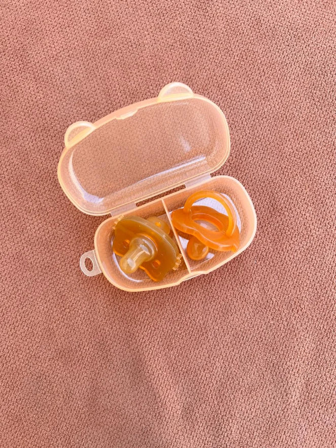Kids Essentials 2-in-1 Silicone Pacifier with Case – BPA-Free Baby Pacifiers