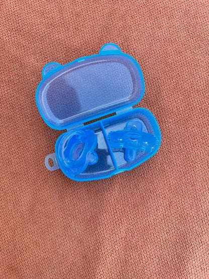 Kids Essentials 2-in-1 Silicone Pacifier with Case – BPA-Free Baby Pacifiers