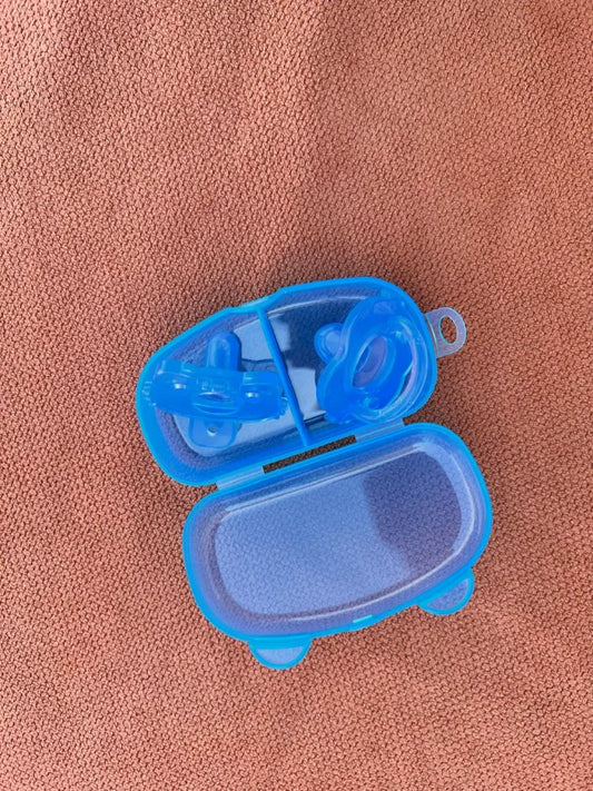 2-in-1 Silicone Pacifier with Case – BPA-Free Baby Pacifiers