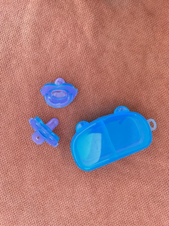 Kids Essentials 2-in-1 Silicone Pacifier with Case – BPA-Free Baby Pacifiers
