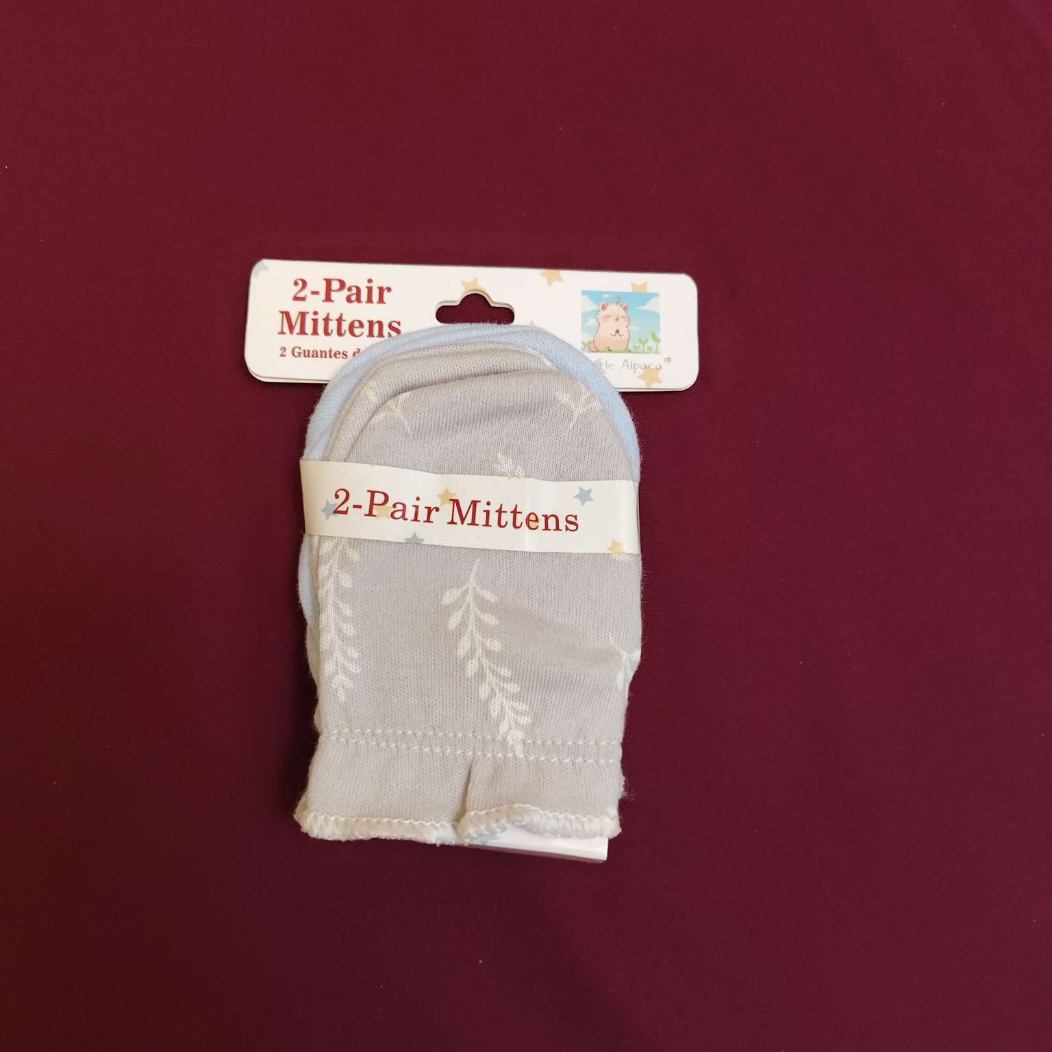 2 pair mittens