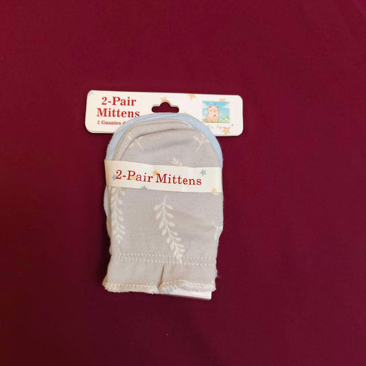 2 pair mittens