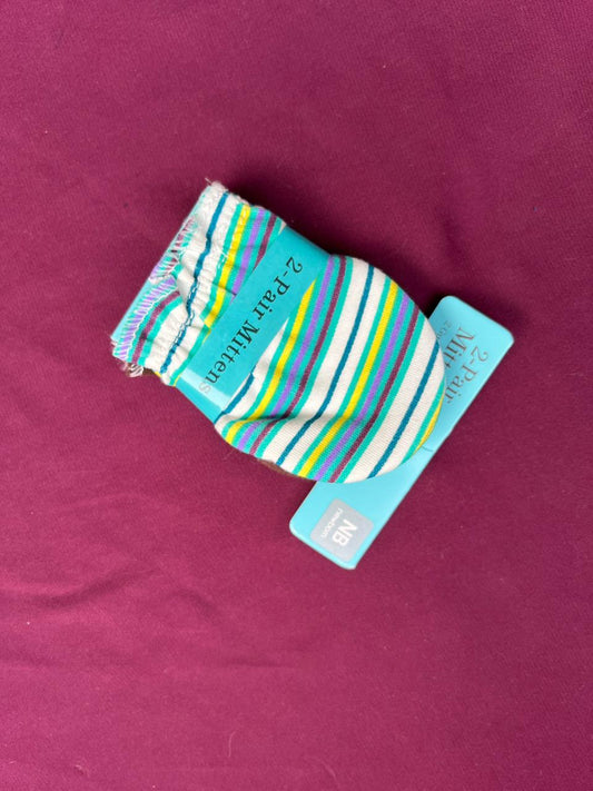 2 Pairs of Soft Cotton Mittens — Gentle Comfort for Tiny Hands