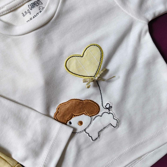 3-Pieces Baby Set with coat for 0-3 months