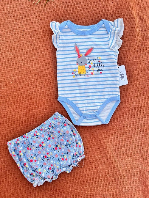 Summer Imported Baby Cotton Sets – blue