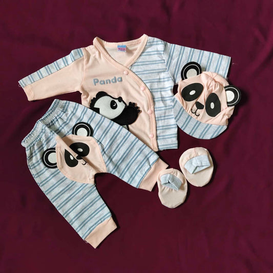 4-Piece Baby Outfit Set with P-Cap