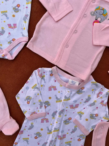 8 PCS Cotton Baby Starter Set – Soft & Comfortable Everyday Wear