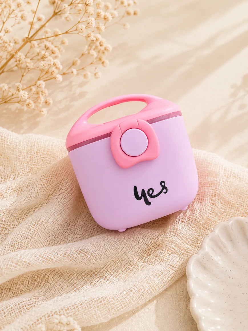 Baby Milk Powder Container with Spoon – Portable Feeding Storage Box