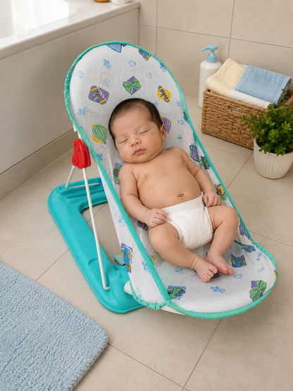 Foldable Baby Bather – Comfortable & Safe Newborn Bath Seat (Medium)