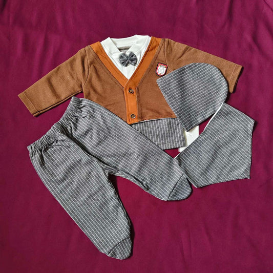 Baby Boys 4-Piece Suit Set