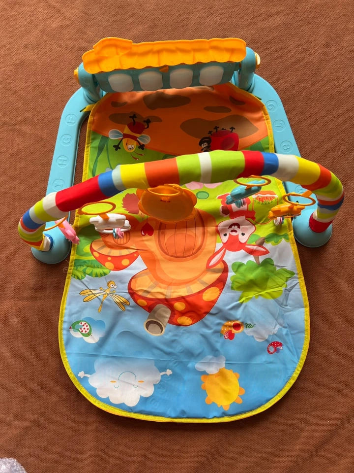 Baby Pedal Piano Play Mat with Activity Gym