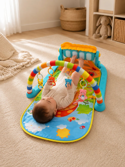 Baby Pedal Piano Play Mat with Activity Gym