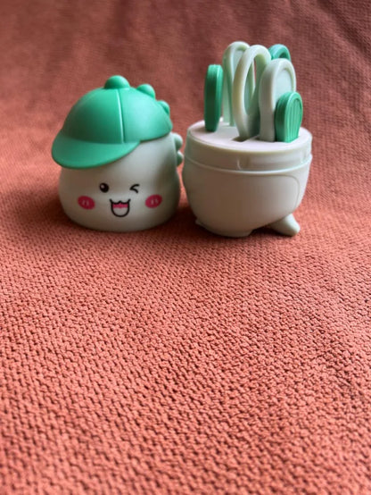Baby Grooming Kit for Newborns – Cute Dinosaur Nail Care Set