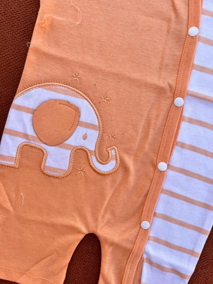 Baby Elephant Cotton Romper for Babies – Summer Outfit