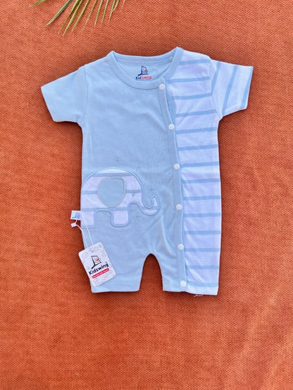 Baby Elephant Cotton Romper for Babies – Summer Outfit