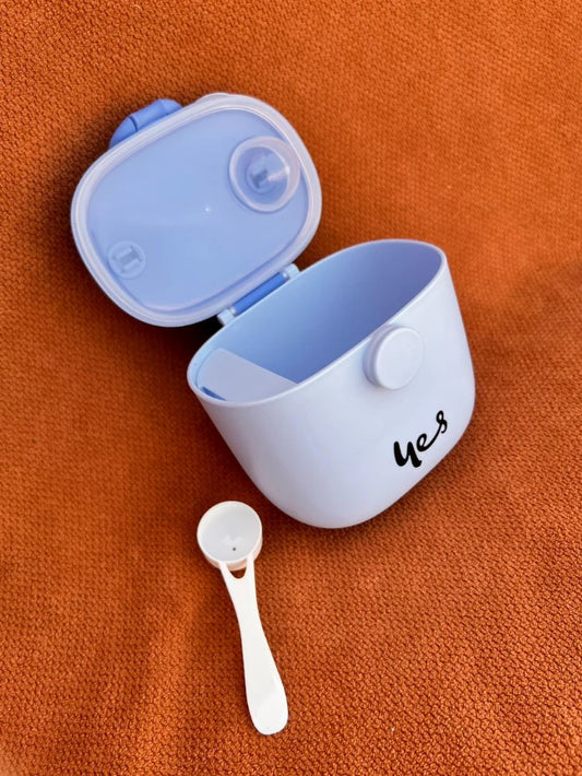Baby Milk Powder Container with Spoon – Portable Feeding Storage Box