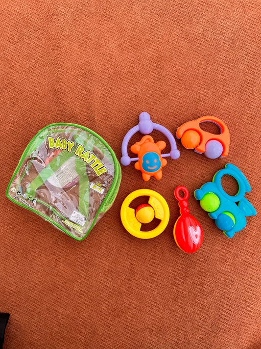 Baby Rattle Toy Set – With Carry Bag