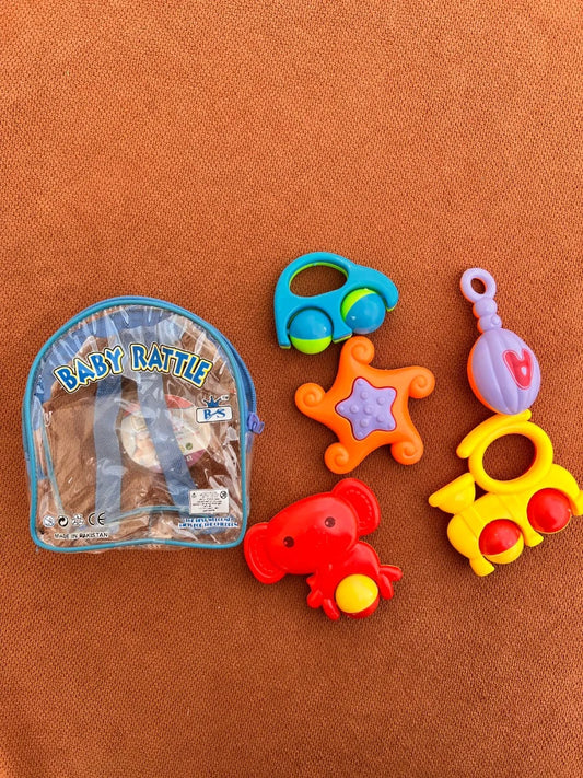 Baby Rattle Toy Set – With Carry Bag