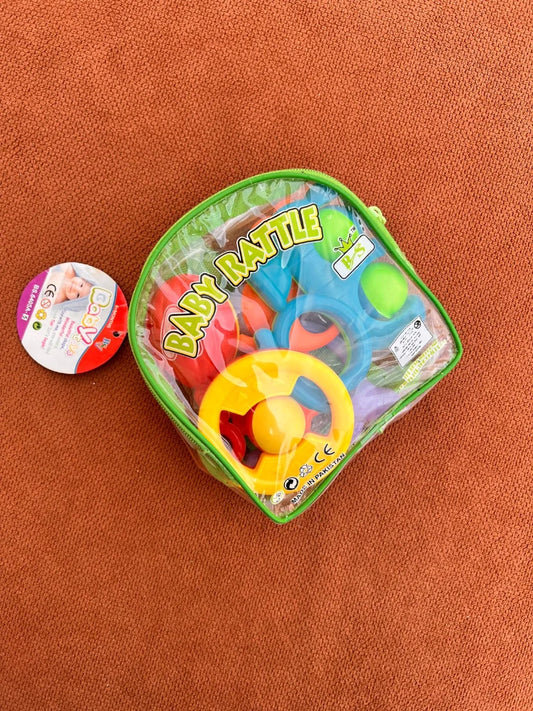 Baby Rattle Toy Set – With Carry Bag