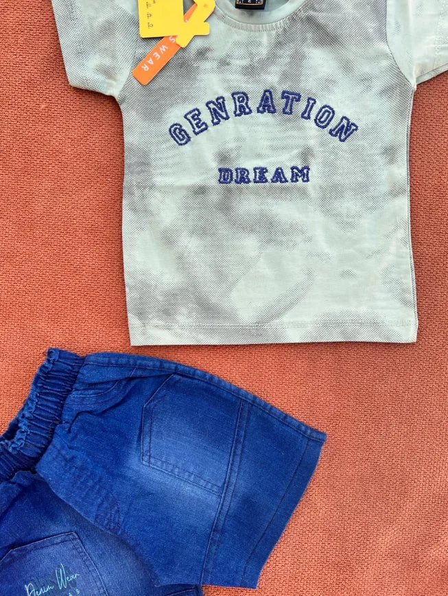 Baby Summer T-Shirt & Shorts Set – Generation Dream Design Outfit