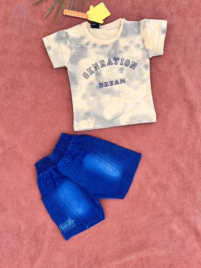 Baby Summer T-Shirt & Shorts Set – Generation Dream Design Outfit
