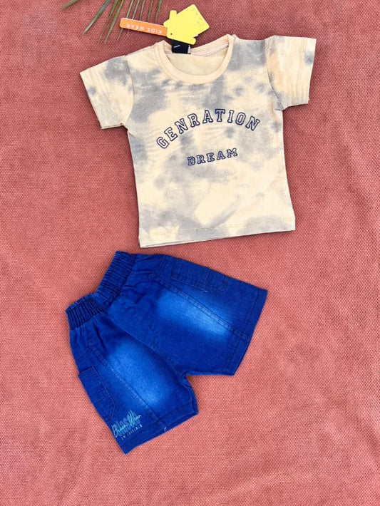 Baby Summer T-Shirt & Shorts Set – Generation Dream Design Outfit