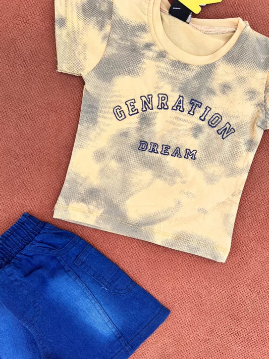 Baby Summer T-Shirt & Shorts Set – Generation Dream Design Outfit