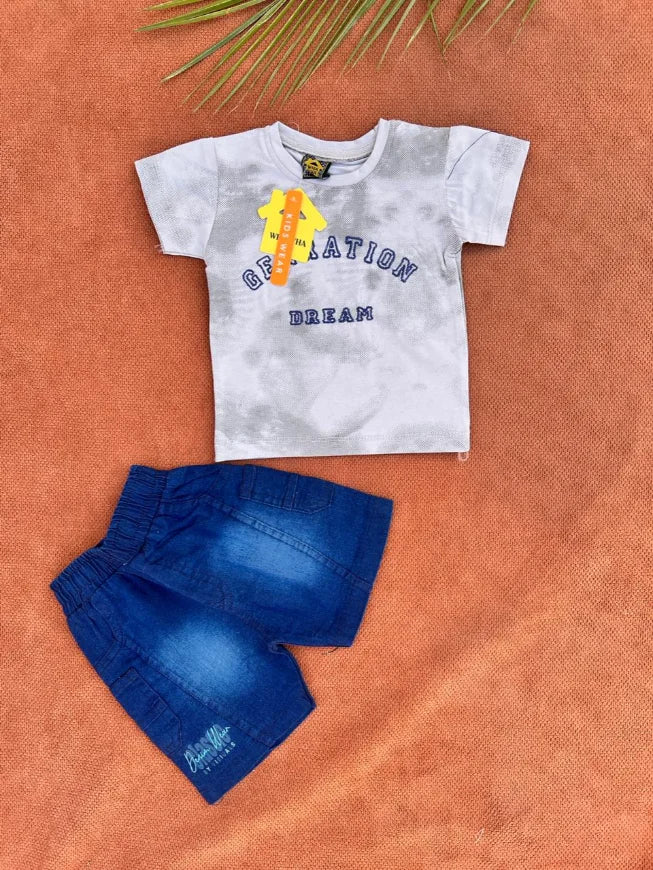 Baby Summer T-Shirt & Shorts Set – Generation Dream Design Outfit
