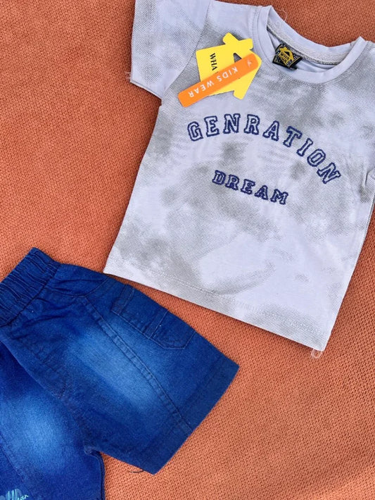 Baby Summer T-Shirt & Shorts Set – Generation Dream Design Outfit