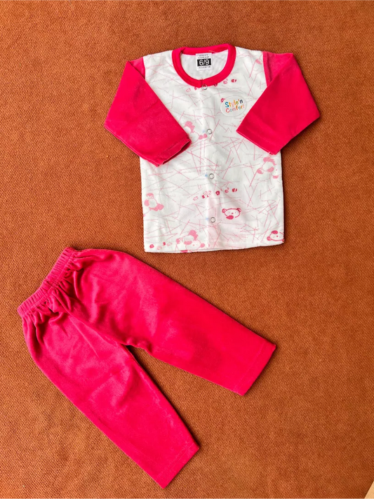 Baby 2 Piece Winter Velvet Set – Soft & Cozy