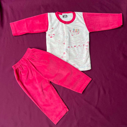 Baby 2 Piece Winter Velvet Set – Soft & Cozy