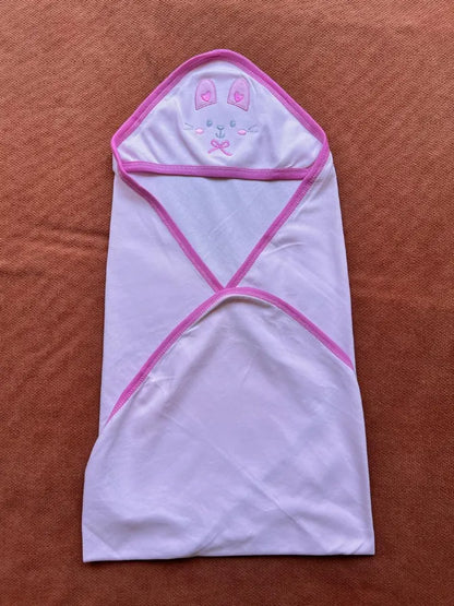 Baby Wrapping Shawl – 1 Soft Cotton Hooded Blanket Lion