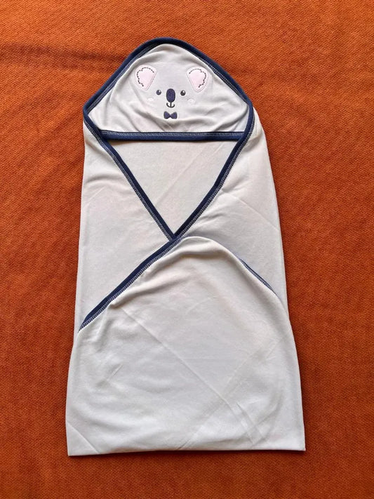 Baby Wrapping Shawl – 1 Soft Cotton Hooded Blanket Lion