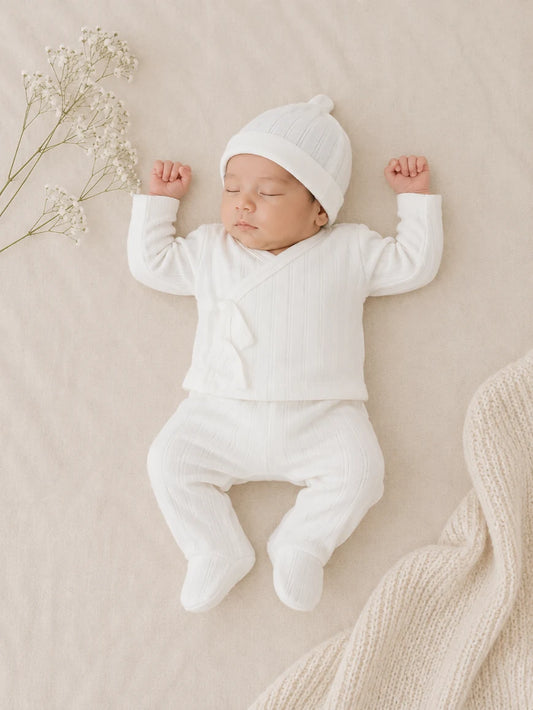 100% Cotton 4 pieces Newborn Premium Set | Soft & Breathable Baby Clothes