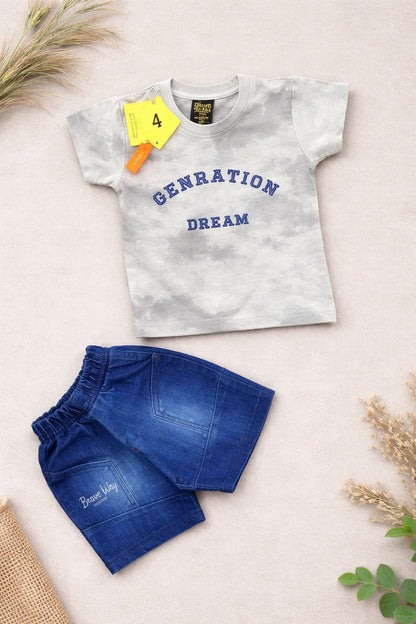 Baby Summer T-Shirt & Shorts Set – Generation Dream Design Outfit
