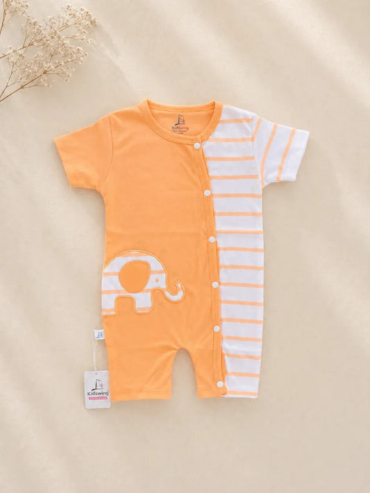 Baby Elephant Cotton Romper for Babies – Summer Outfit