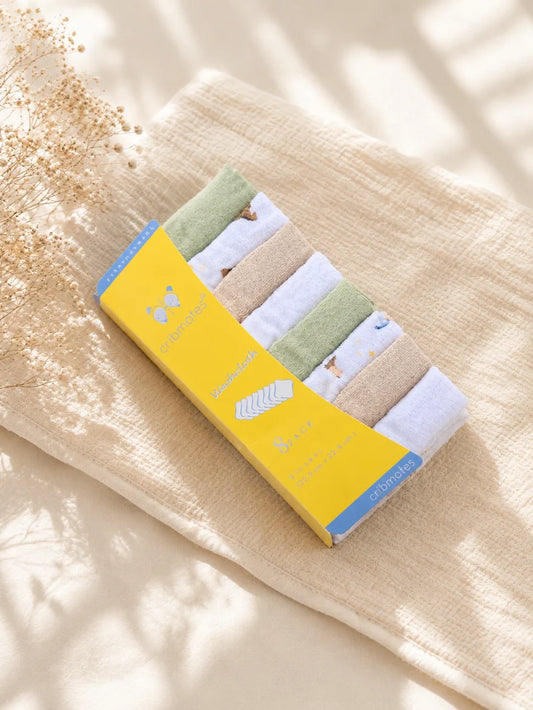 Baby Face Towel Pack of 8 | Soft Baby Washcloths
