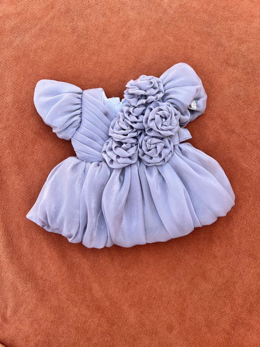 Baby Girl Festival Dress with Trouser – Floral Outfit