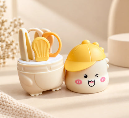 Baby Grooming Kit for Newborns – Cute Dinosaur Nail Care Set